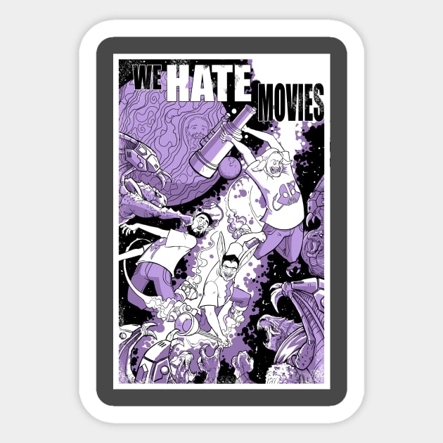 Podcast Ascending Sticker by We Hate Movies